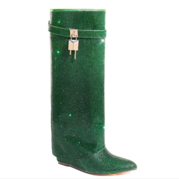 Ladies rhinestone boots - Picture 1 of 3